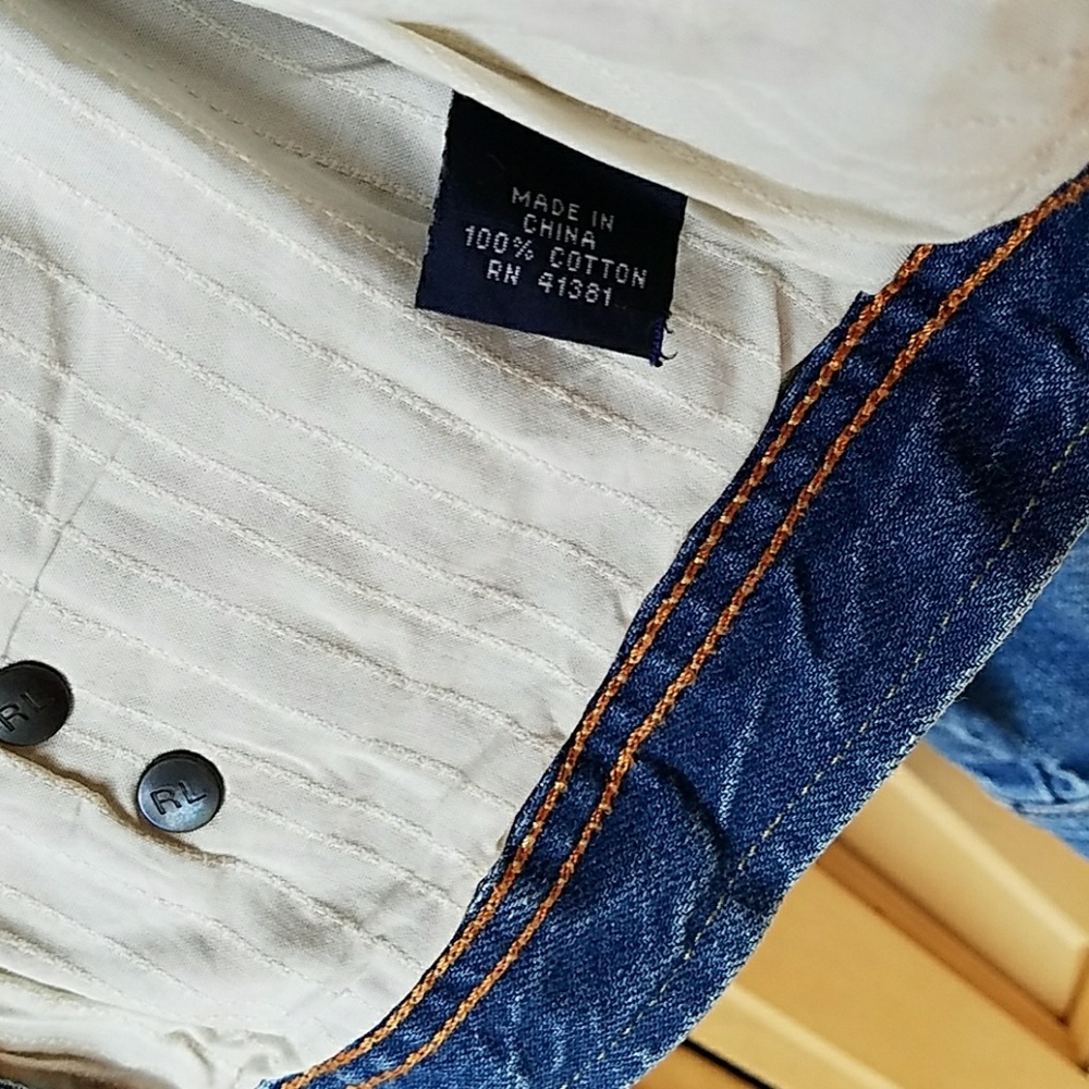 Ralph Lauren cropped jean jacket - Picture 6 of 7